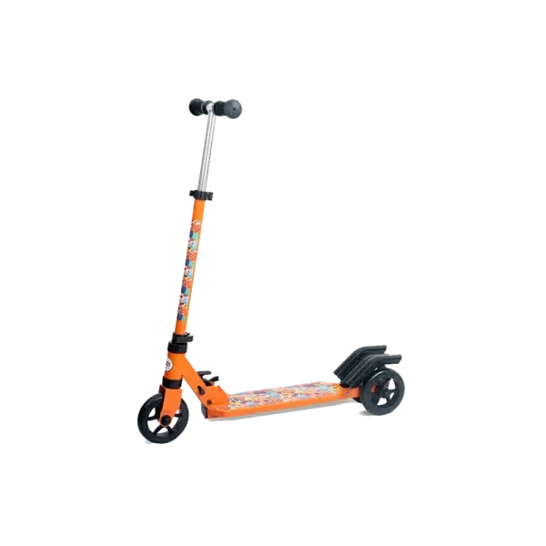 Driftzi - 3 Wheel Scooter Green - Orange - Truzo Toys